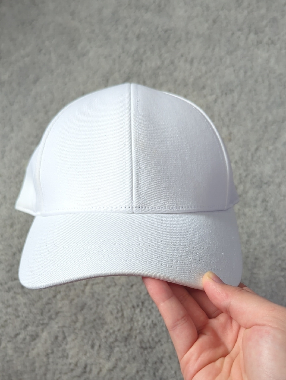 TNA White Baseball Cap with Interior Branded Label